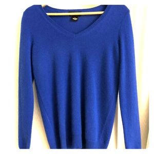 Blue cashmere sweater
